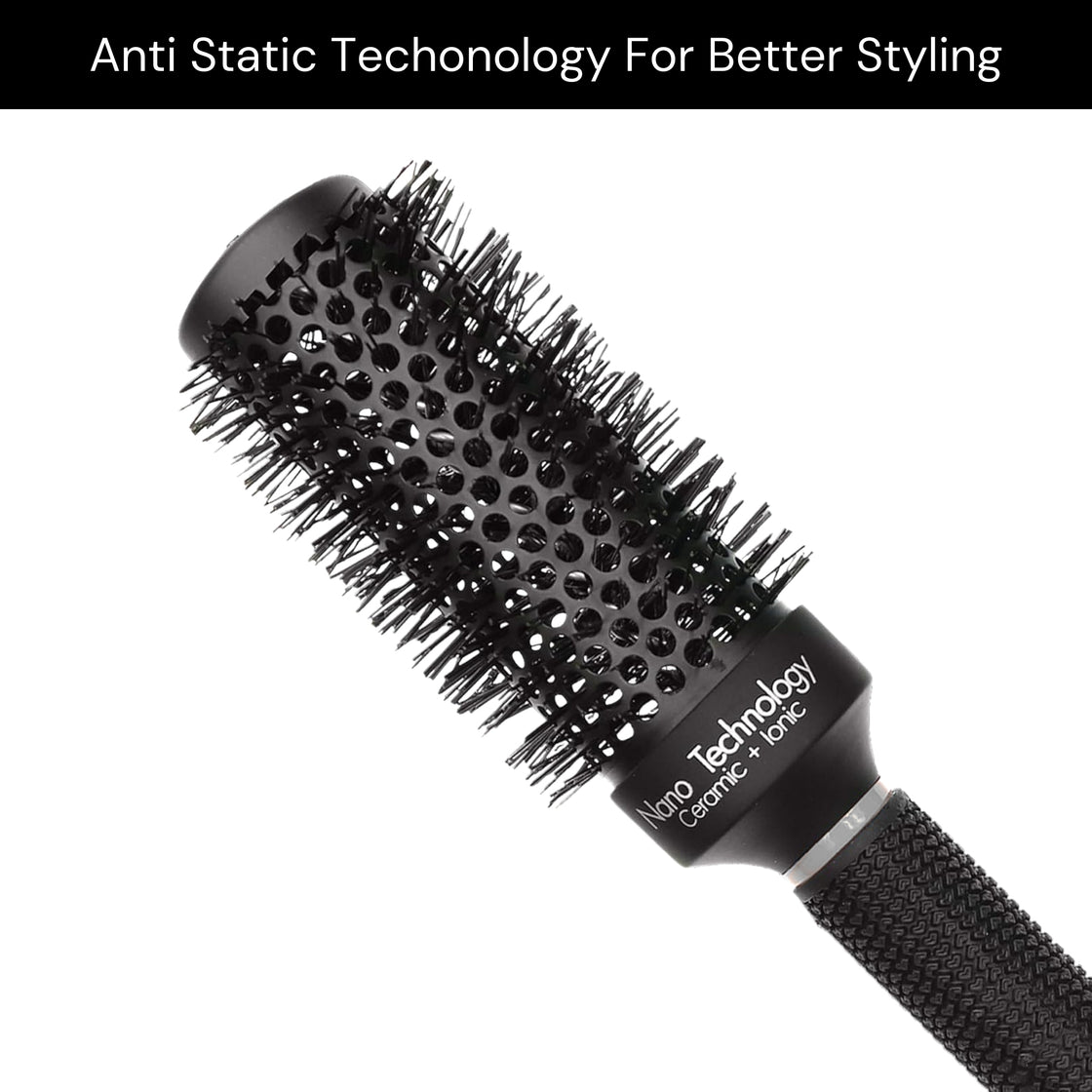 Allure Round Ceremic Premium Hair Brush 45 mm For Hair Styling