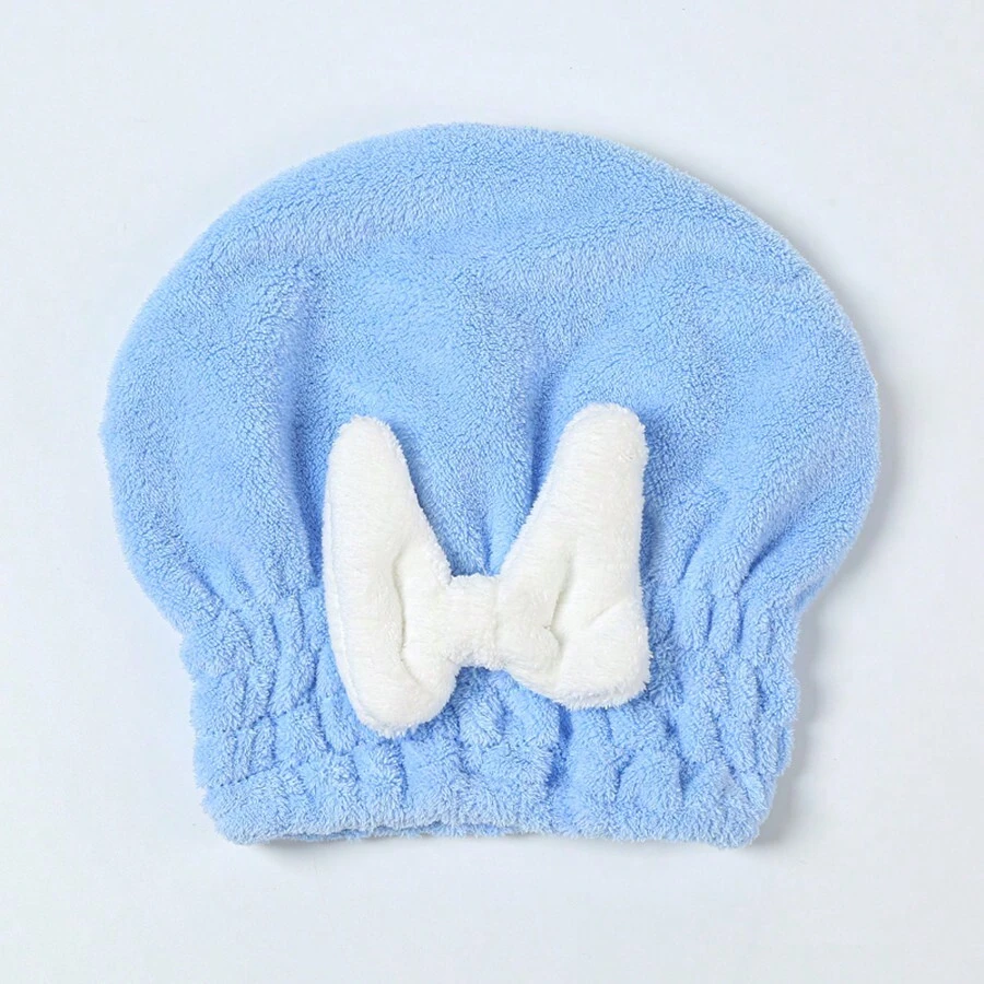 Allure Microfiber Hair Wrap Towel - Blue Hair Turban