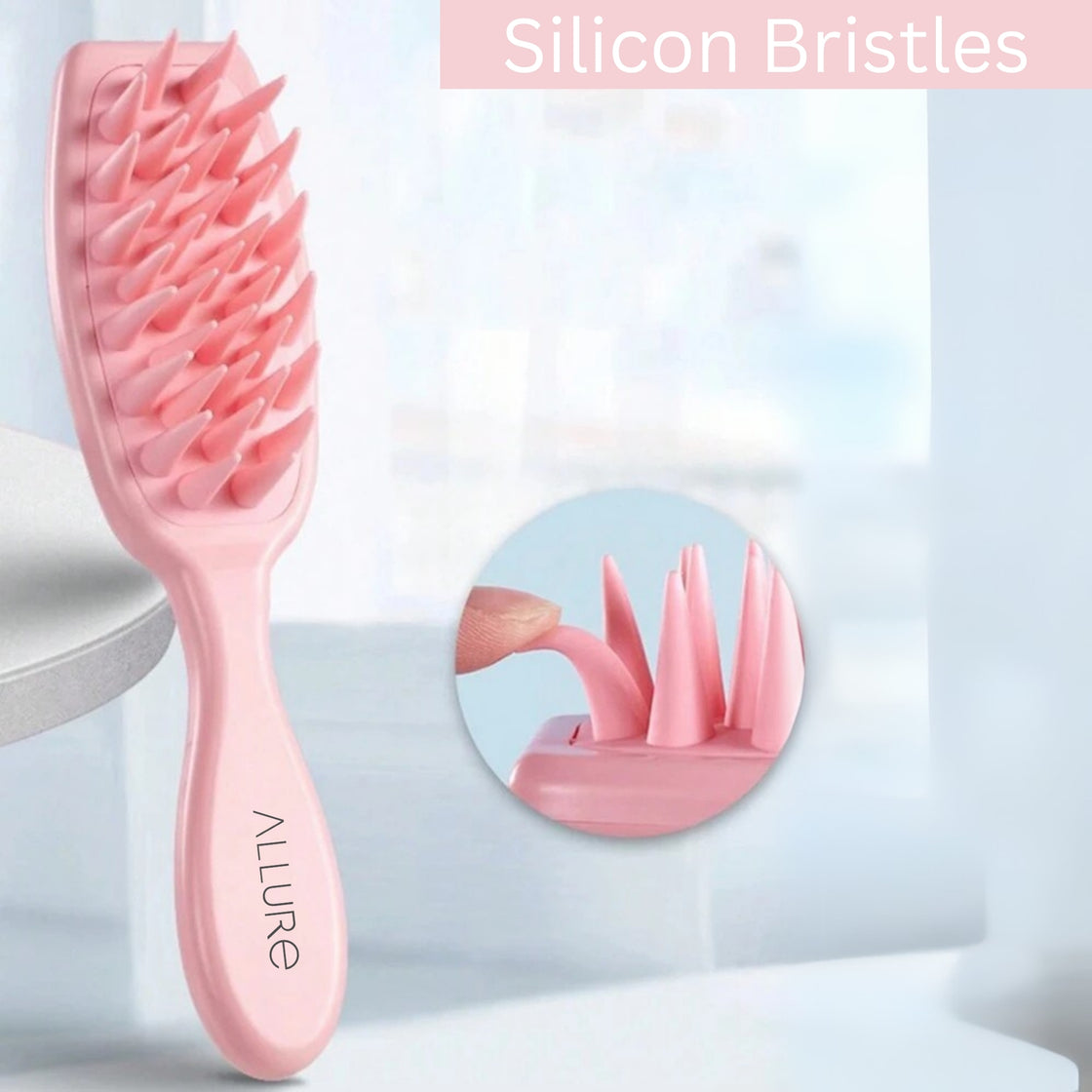 Allure Scalp Massager Hair Brush - Assorted Colours