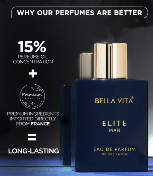 Bella Vita Luxury E-lite Perfume for Men 100ml