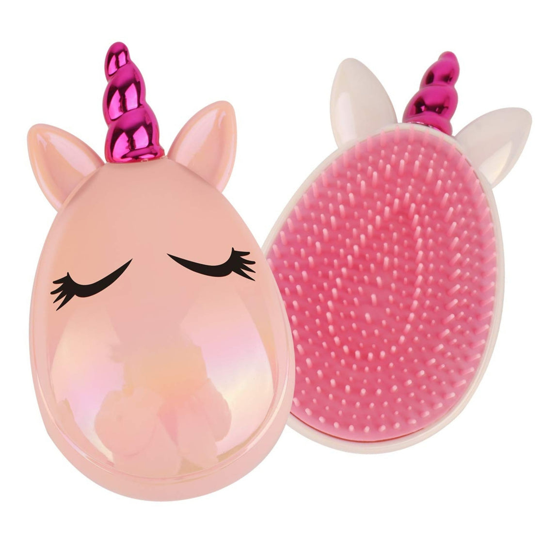 Allure Unicorn Shpe Hand Detangling Hair Brush For Kids - Assorted Colours