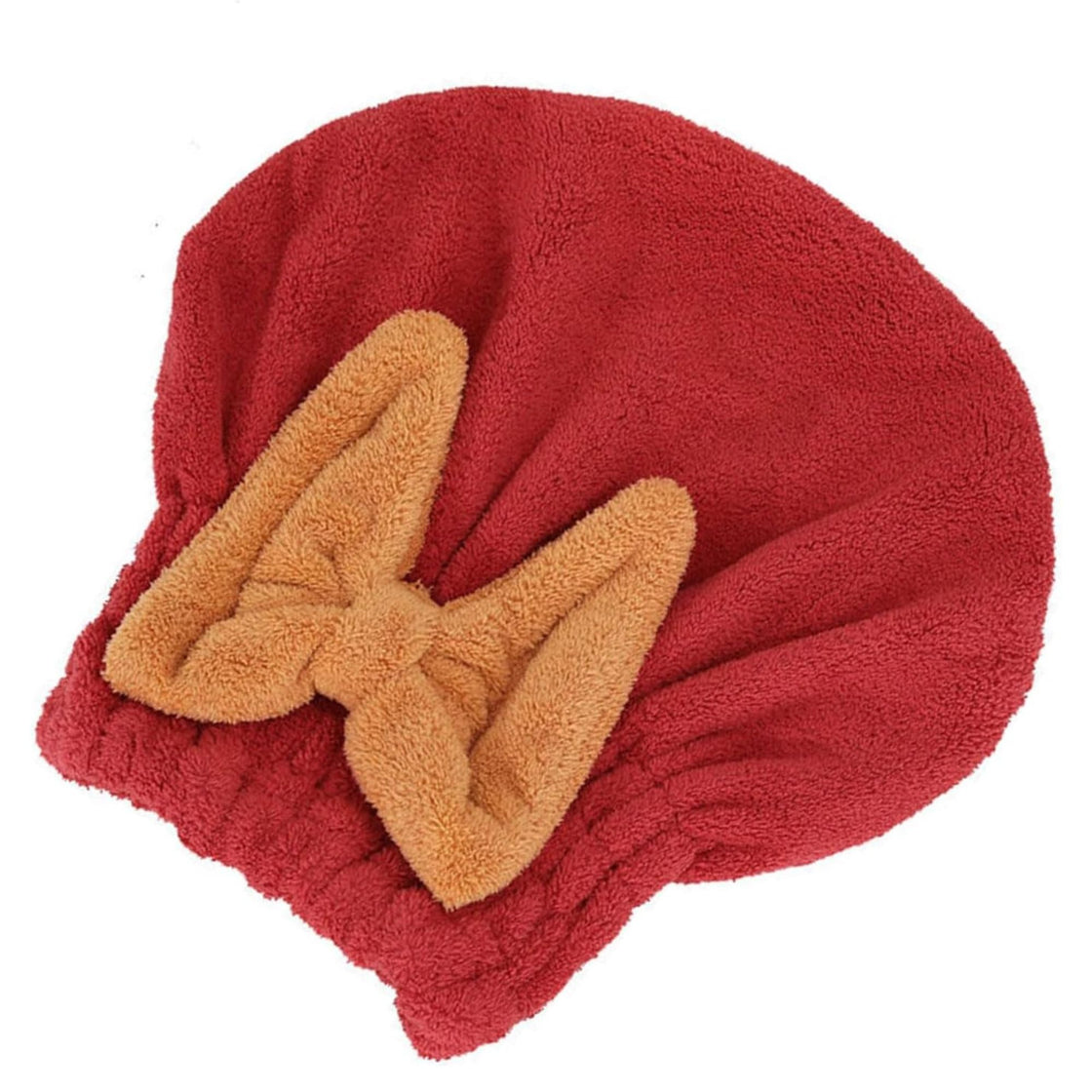 Allure Microfiber Hair Wrap Towel - red Hair Turban