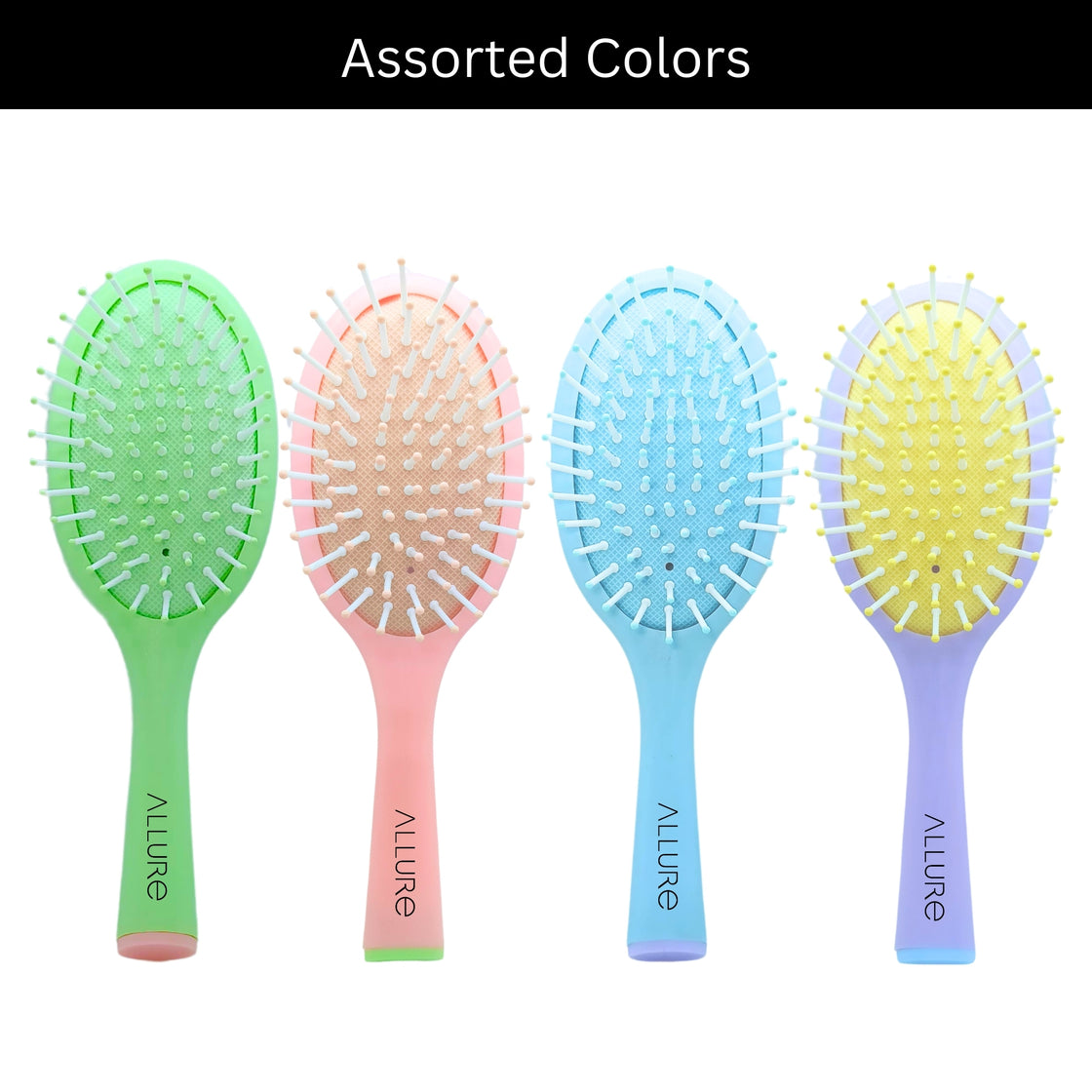 Allure Oval Kids Paddle Hair Brush - Assorted Colour