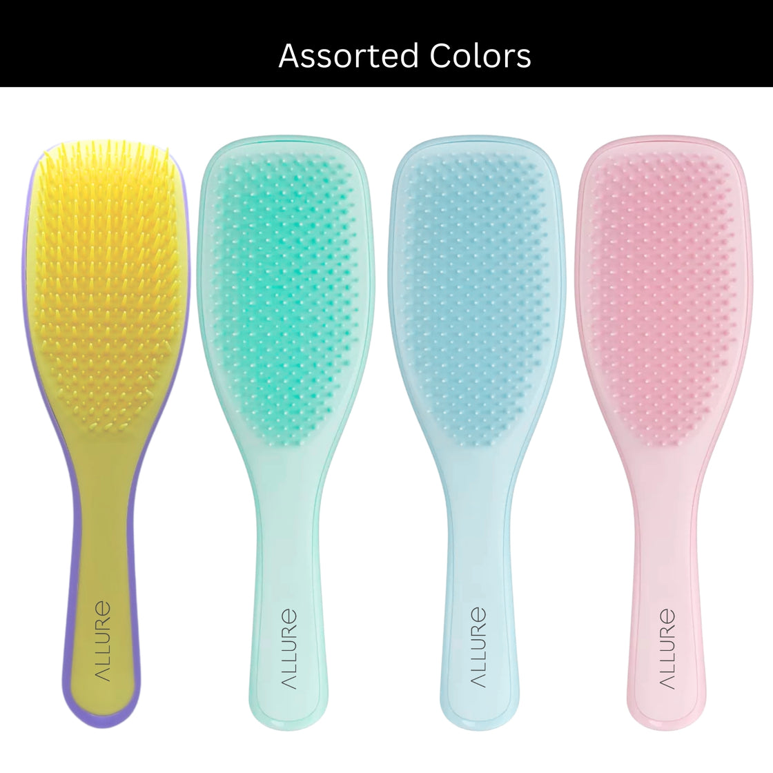 Allure Detangling Hair Brush - Assorted Colours