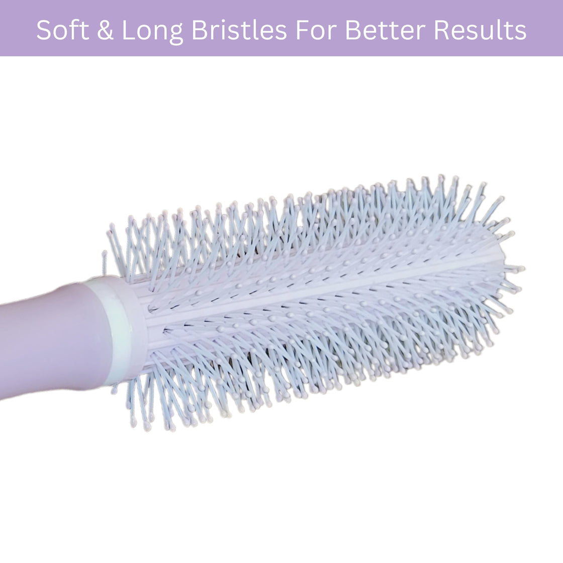 Allure Round Pastel Hair Brush For Hair Styling - Assorted Colours