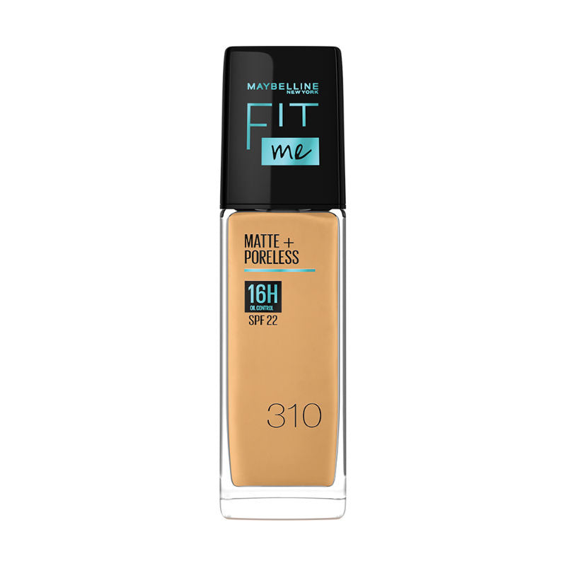 Maybelline New York Fit Me Matte+Poreless Liquid Foundation 16H Oil Control - 310 Sun Beige