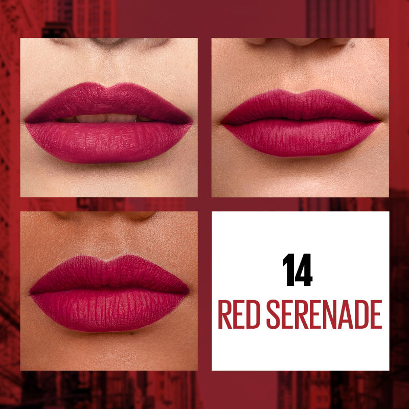 Maybelline New York Sensational Liquid Matte Lipstick - Red Serenade