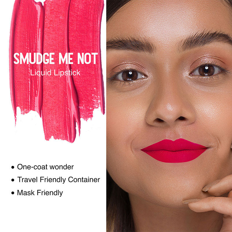 Sugar Smudge Me Not Liquid Lipstick - 43 Hot Shot (4.5Ml)-3