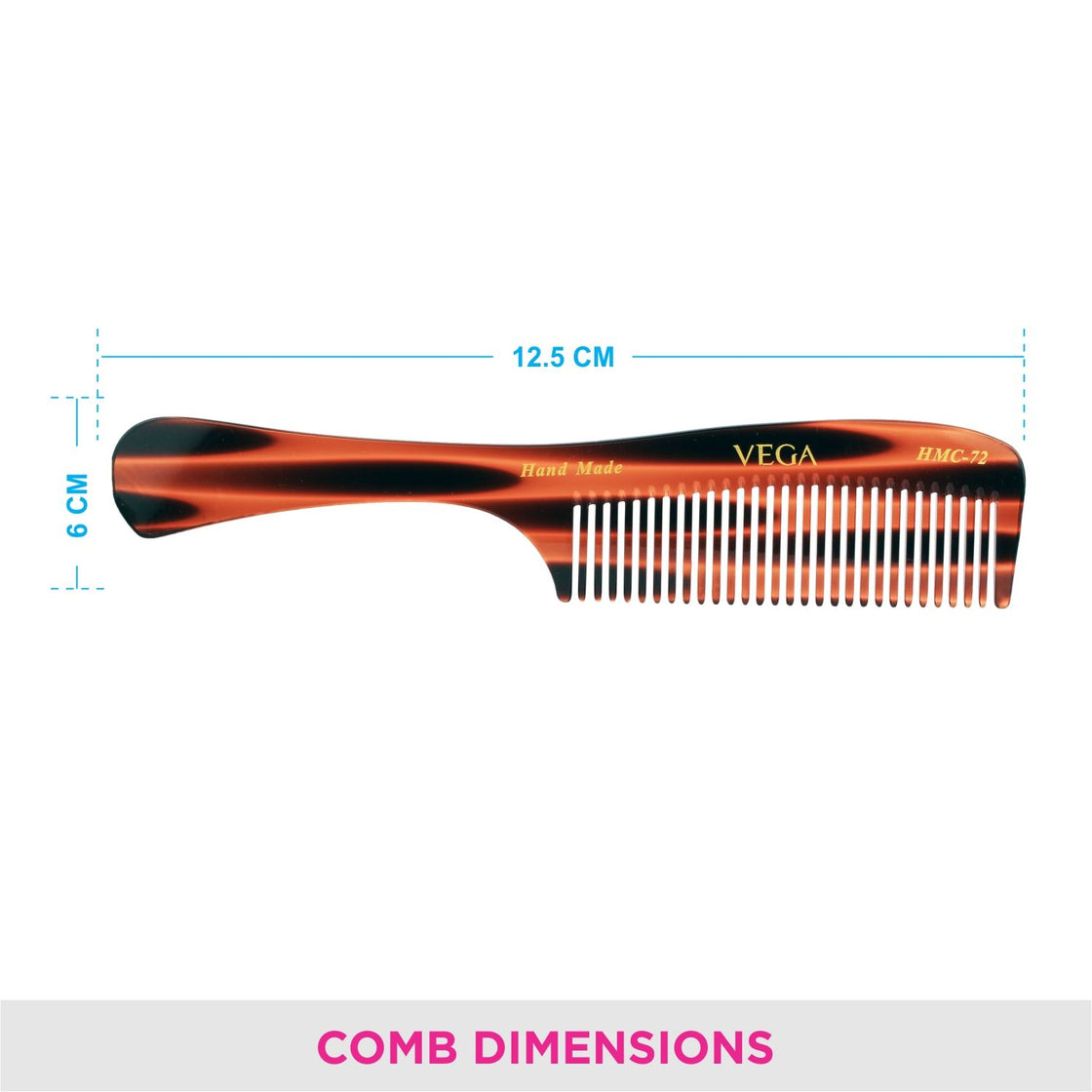 Vega Handcrafted Comb Hmc-72-5