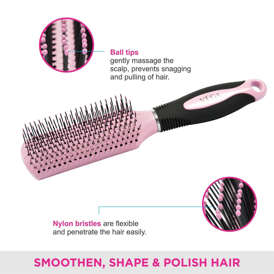 Vega Premium Collection Hair Brush - E4-Fb-4