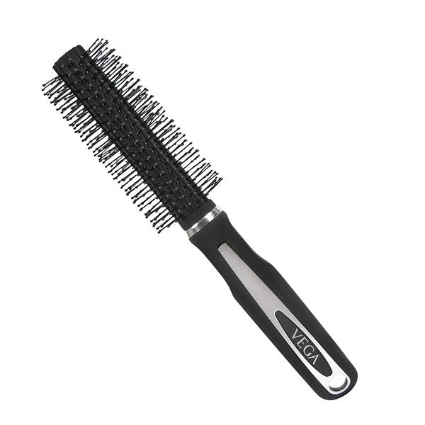 Vega Round Brush - Black Rubber Coating(E7-Rb)