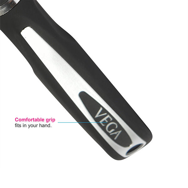 Vega Round Brush - Black Rubber Coating(E7-Rb)-3